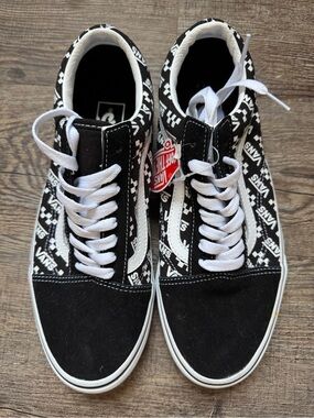 Vans Black and White Checkerboard Old Skool Sneakers
